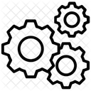 Mecanica Engrenagens Roda Dentada Ícone