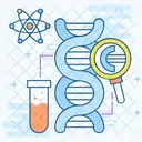 Genetica Engenharia Genetica Estrutura Do DNA Ícone