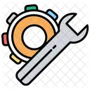 Engenharia Engrenagem Chave Inglesa Icon