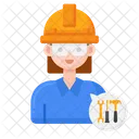 Engenheira feminina  Ícone