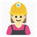 Engenheiro Avatar Trabalhador Ícone