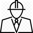 Engenheiro Trabalhador Petroleo Ícone