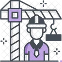 Engenheiro Empreiteiro Campo Icon