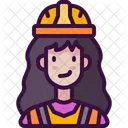 Engenheira Trabalhadora Mulher Ícone