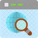 Engine Loupe Magnifier Icon