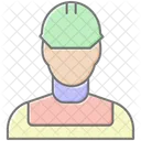 Engineer Lineal Color Icon Icon