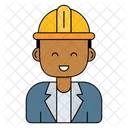 Engineer Worker Man Icon