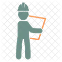 Engineer Construction Worker Icon