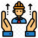 Engineer Manufacturing Hand Icon