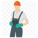 Engineer Electrician Electric Person Icon