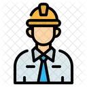Engineer Worker Construction Icon