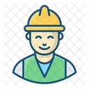 Engineer Labour Builder Icon