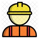 Industry Factory Man Icon
