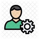 Engineer Worker Gear Icon