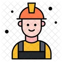 Engineer Electric Man Icon