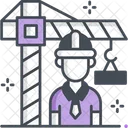 Engineer Contractor Field Icon