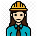 Engineer Architect Woman Occupation Female Icon