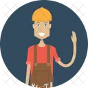 Engineer Character Profession Icon