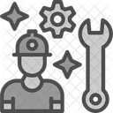 Engineer Equipment Mechanical Icon