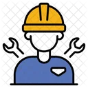 Engineer Worker Man Icon