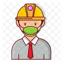 Engineer Worker Wearmask Icon