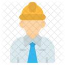 Engineer Worker Construction Icon