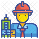 Engineer Architect Building Icon