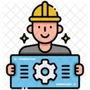 Engineer Male Engineer Worker Icon