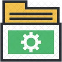 Engineering Folder Gear Icon
