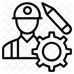 Engineering Icon - Download in Line Style