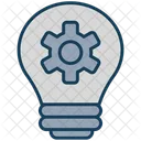 Engineering Bulb Gear Icon