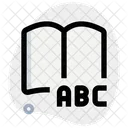 Open Book Abc Icon