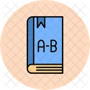 English Book Alphabets Book Icon