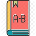 English Book Alphabets Book Icon