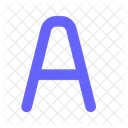 English Letter A English Language Icon