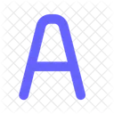 English Letter A English Language Icon