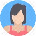 English Woman Female Girl Icon