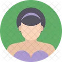 English Woman Female Girl Icon