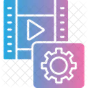 Engranaje Video Configuracion Icono