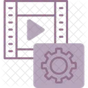 Engranaje Video Configuracion Icono