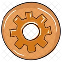 Engranaje Rueda Dentada Rueda Dentada Icono