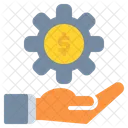 Marcha Ajuste Dolar Icono