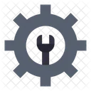 Engranaje Ajuste Llave Inglesa Icono
