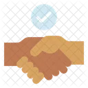 Apreton De Manos Acuerdo Aprobacion Icon