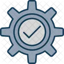 Tic De Engranaje Tic Gestion Icon