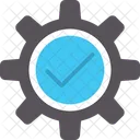 Tic De Engranaje Tic Gestion Icon