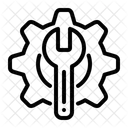 Engrenagem Configuracao Chave Ícone