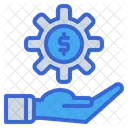 Engrenagem Configuracao Dolar Icon