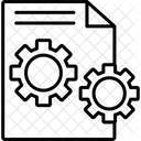 Engrenagens Arquivo De Configuracao Configuracao Ícone