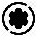 Engrenagem Redefinir Interface Do Usuario Ícone